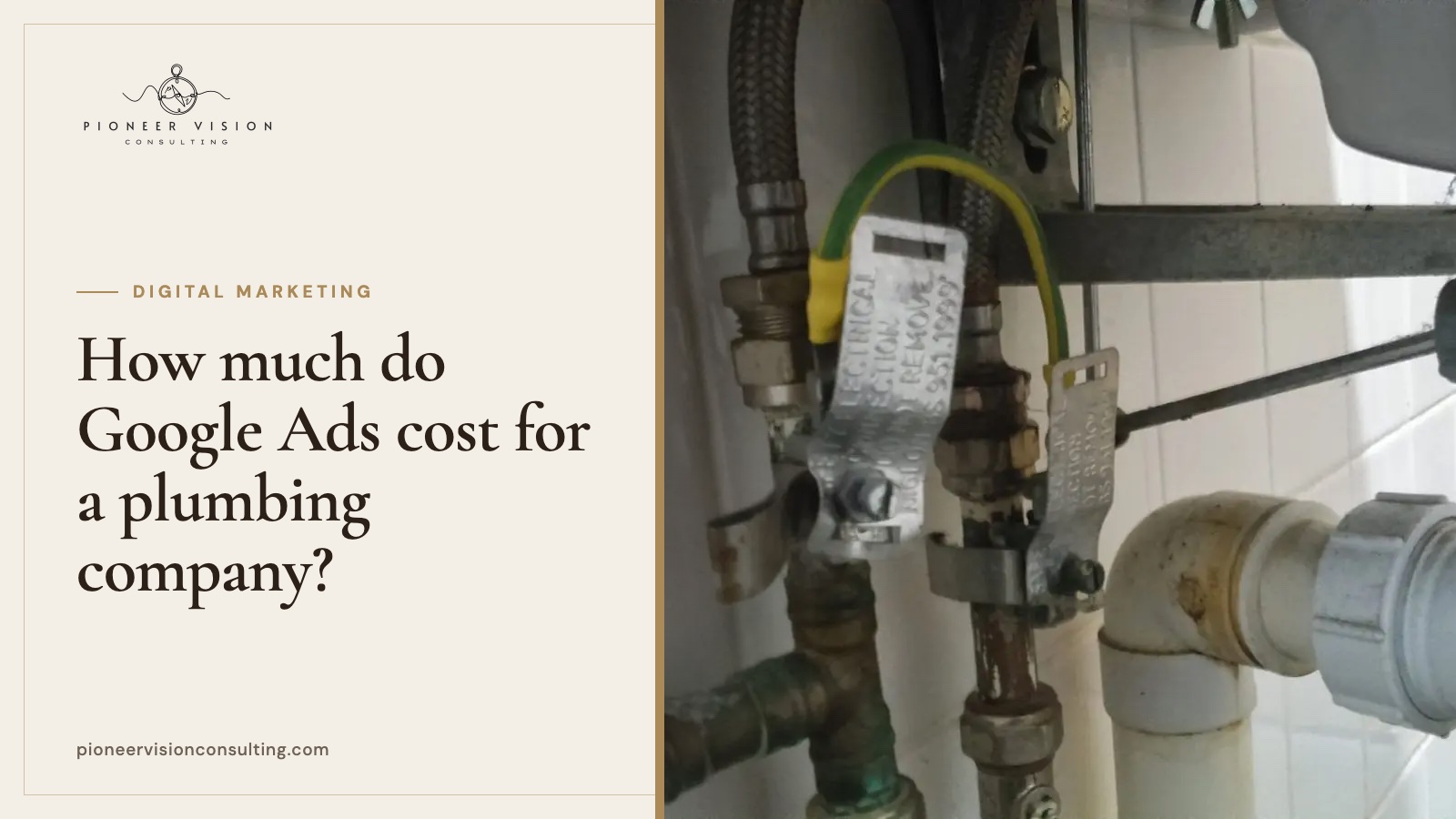 How much do Google Ads cost for a plumbing company?
