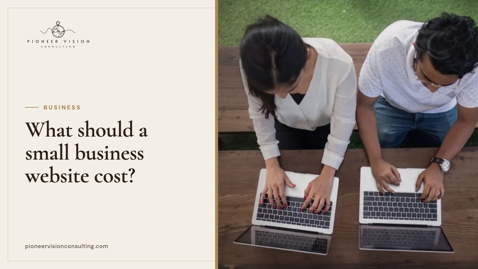What should a small business website cost?
