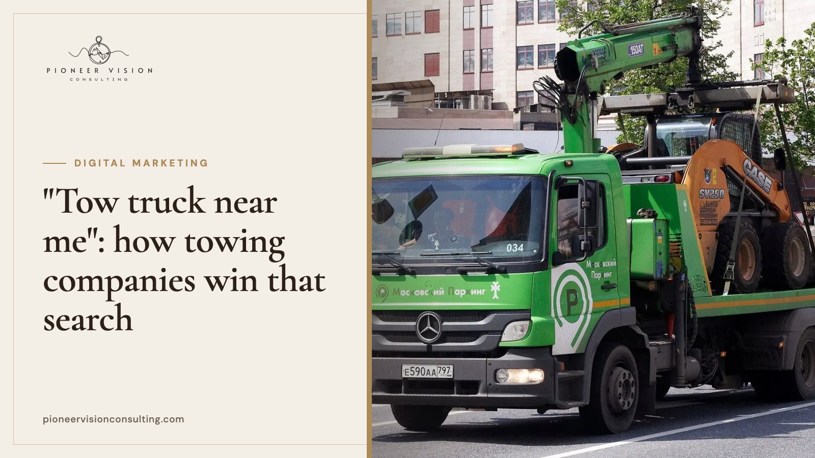 "Tow truck near me": how towing companies win that search