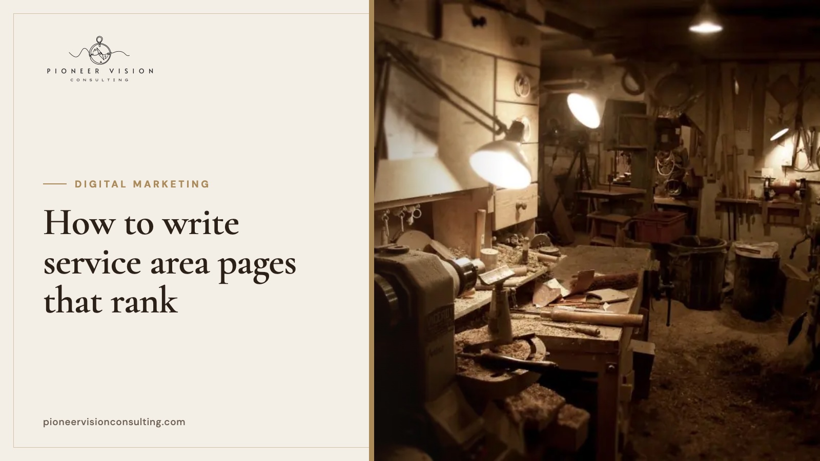 How to write service area pages that rank