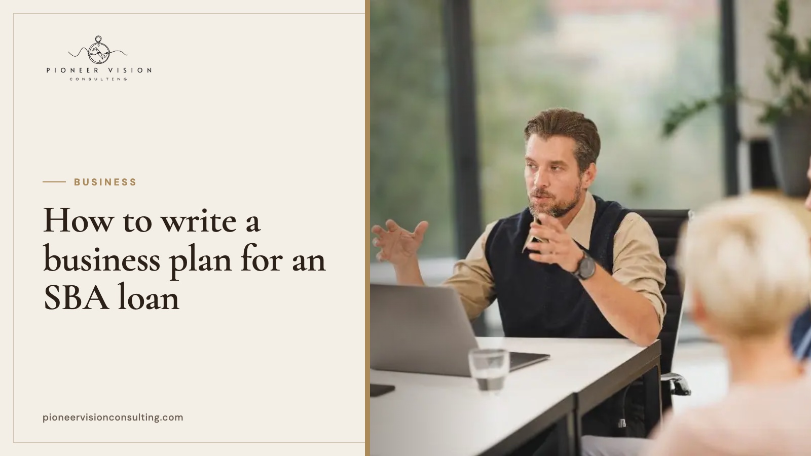 How to write a business plan for an SBA loan