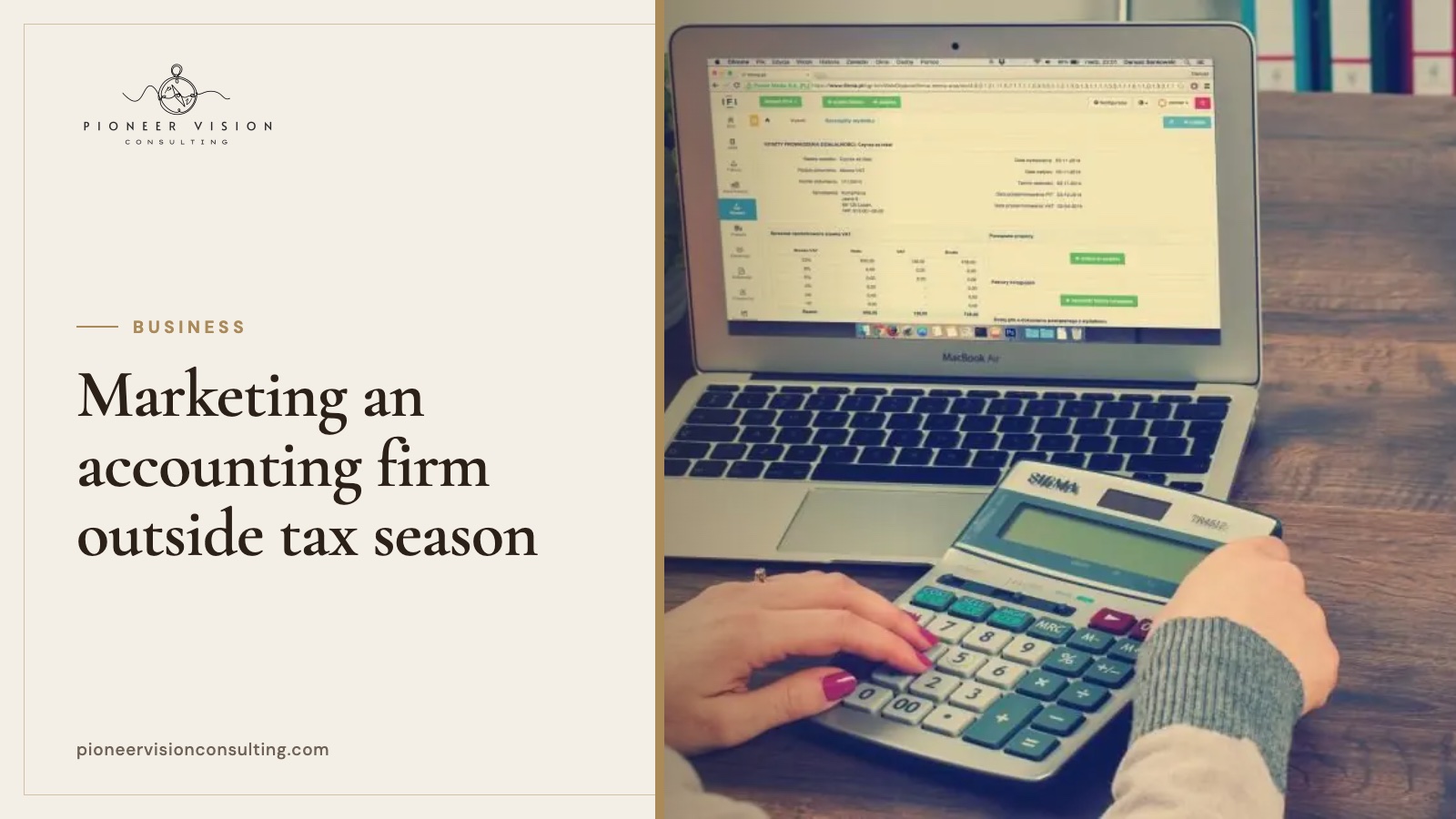 Marketing an accounting firm outside tax season