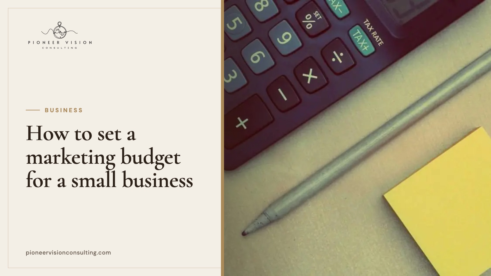How to set a marketing budget for a small business