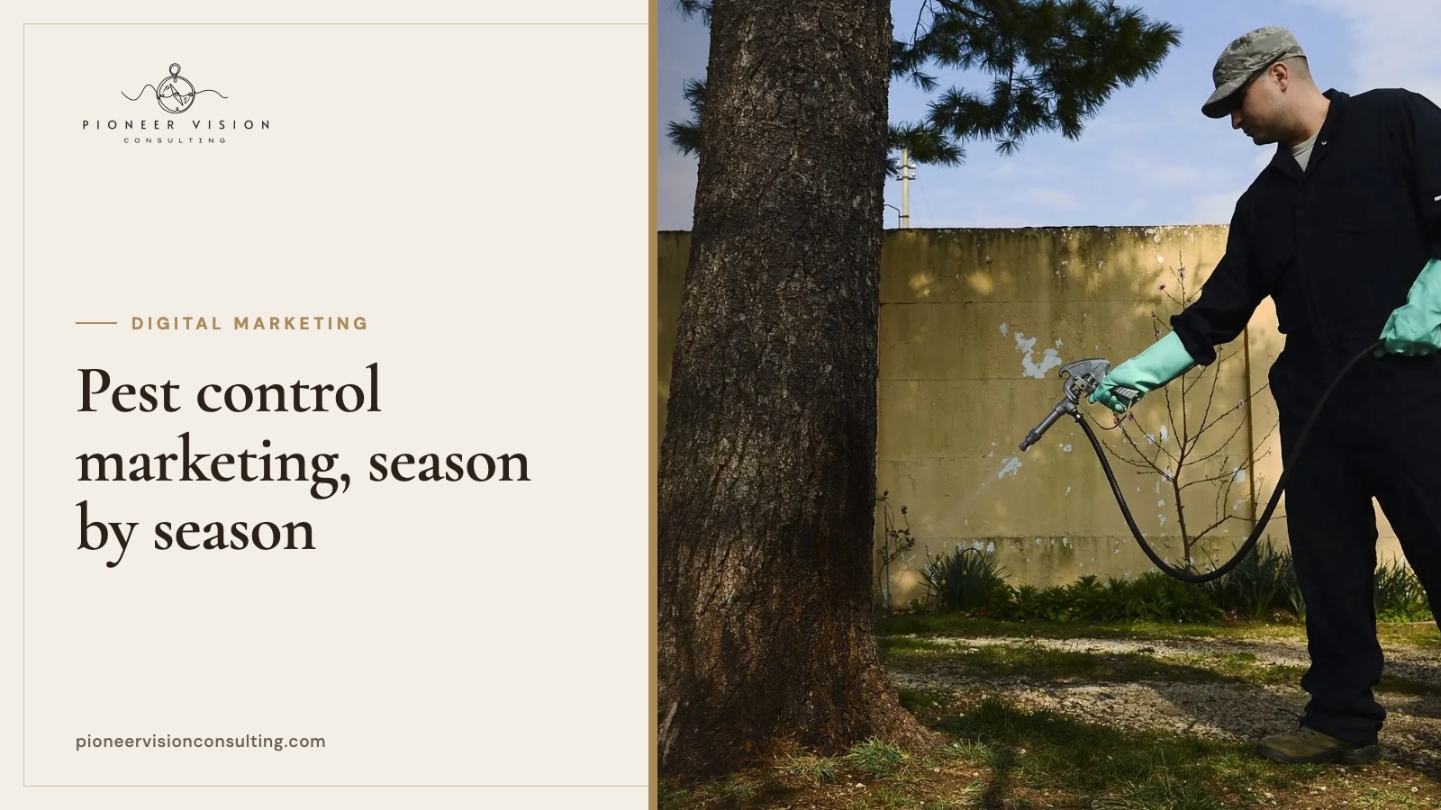 Pest control marketing, season by season