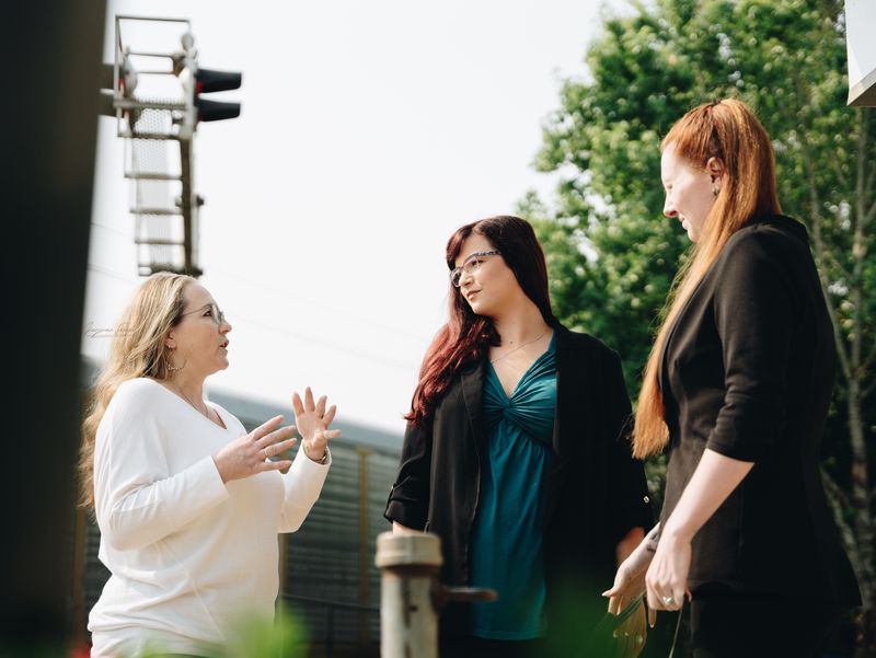 Conversation outside the office, DM Tax & Bookkeeping