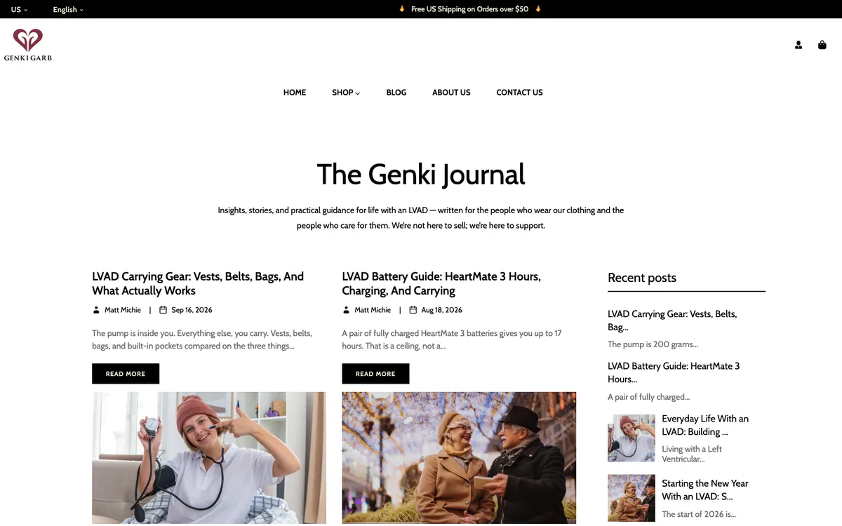 The Genki Garb blog