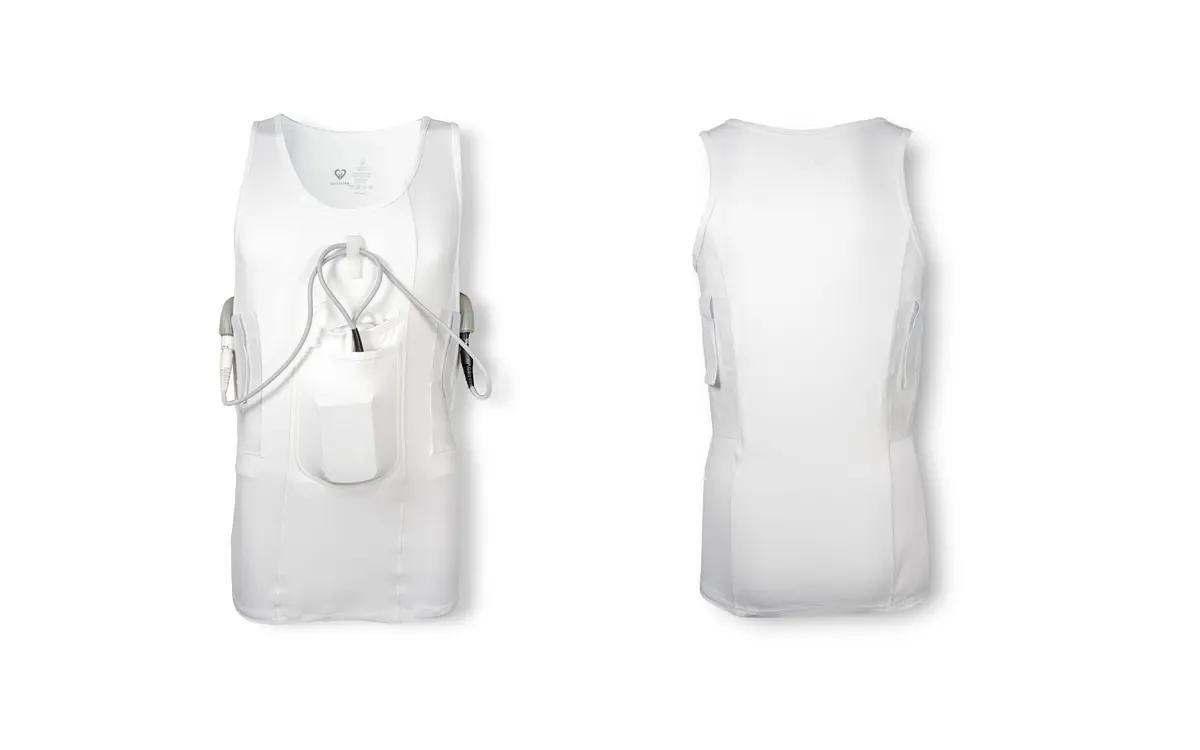 Front and back photos of the LVAD Tank Top on white