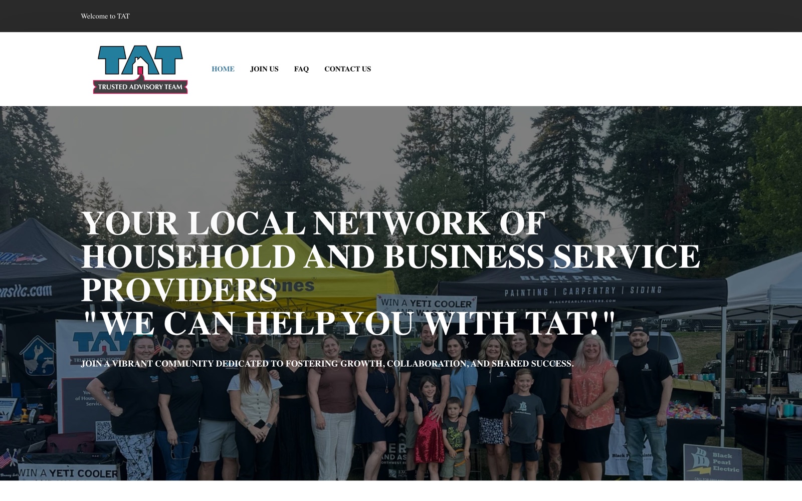 Trusted Advisory Team service-provider directory built by Pioneer Vision Consulting